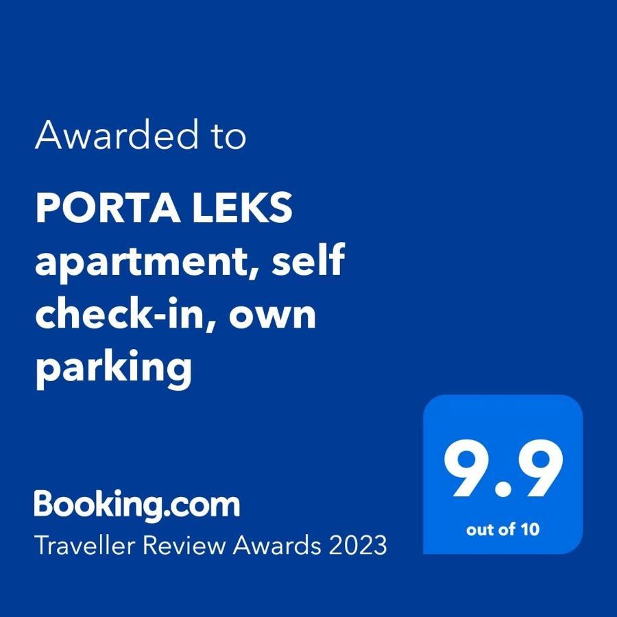 Porta Leks Apartment, Self Check-In, Own Parking 스코페 외부 사진